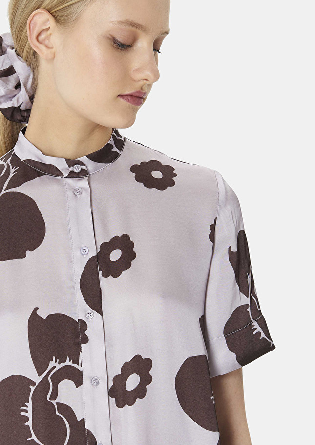 Chemise Caminviolette imprimée fleuri