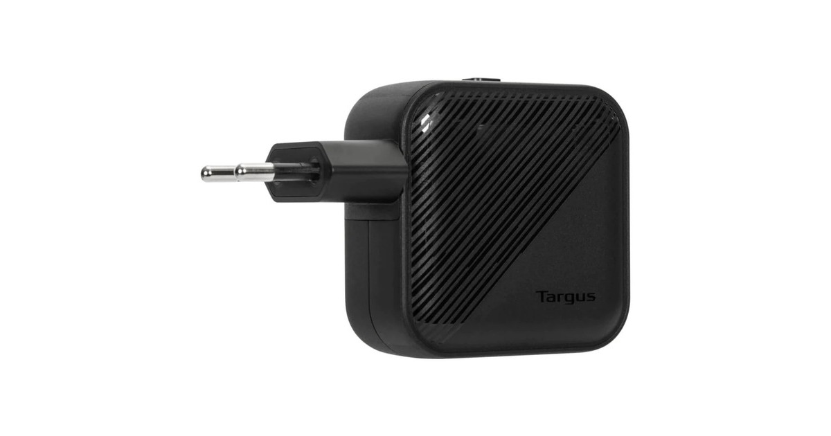 Targus65W Gan Wall Charger  (Zwart)