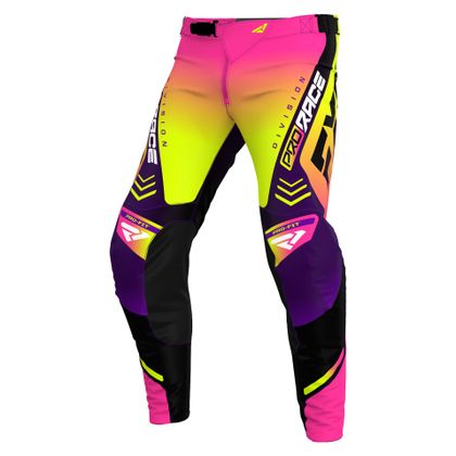 Pantalon cross FXR REVO 24 2024 - Rose / Jaune