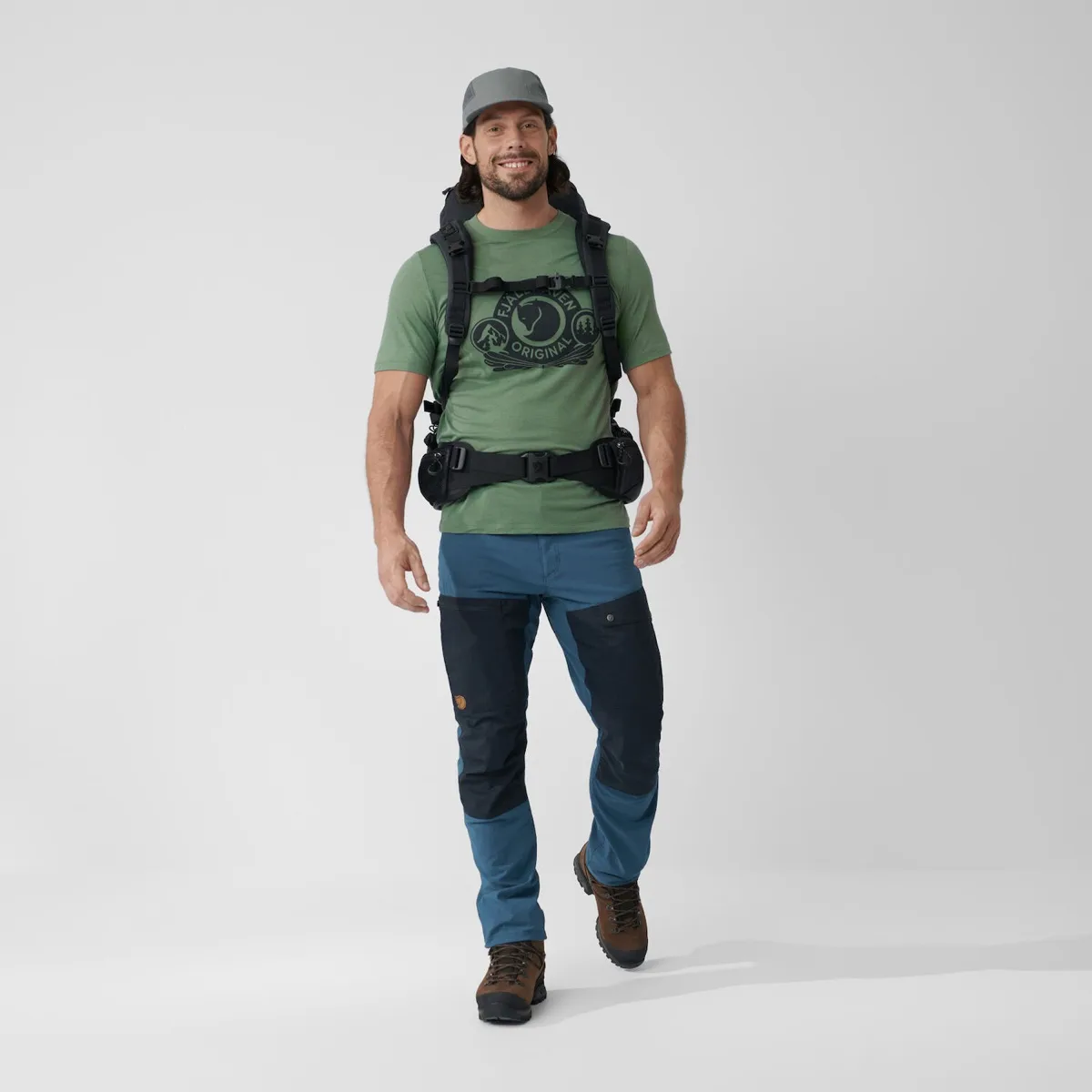 Fjällräven Men's Abisko Midsummer Trs Reg Dark Grey-Black