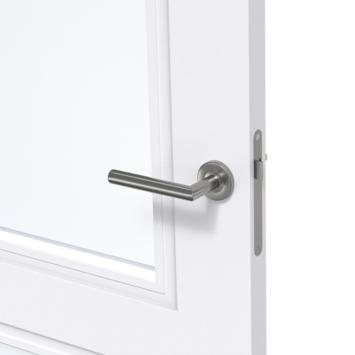 Arne & Bodil binnendeur ABT306 blank glas - extra wit afgelakt