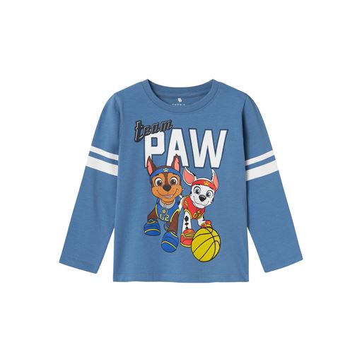 Name It Jobs Paw Patrol Langærmet T-shirt, Coronet Blue, 92 cm