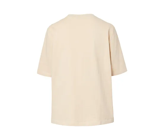 Oversized-Shirt, sandfarben