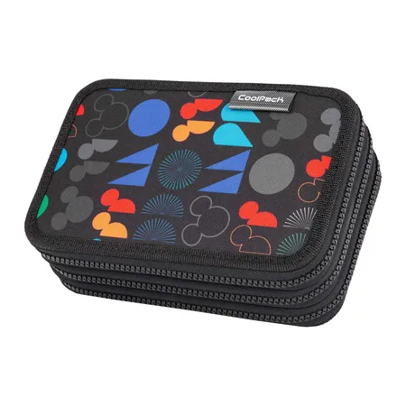 CoolPack Etui gefüllt, 3-Zip , DISNEY – MICKEY MOUSE -Kollektion 2024-