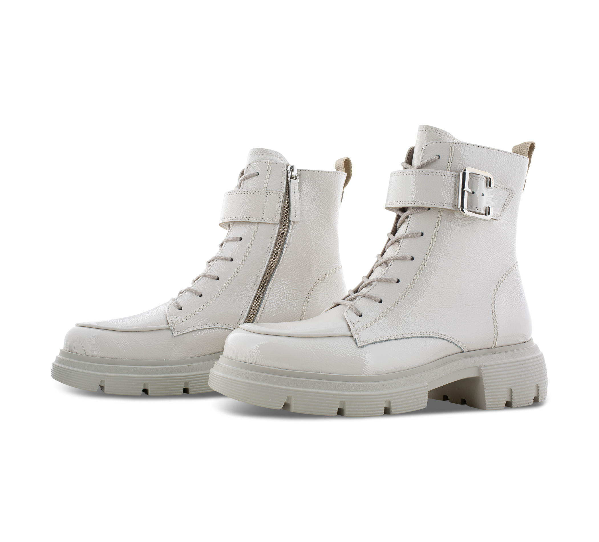 Paul Green 9879 - Schnürstiefel weiss