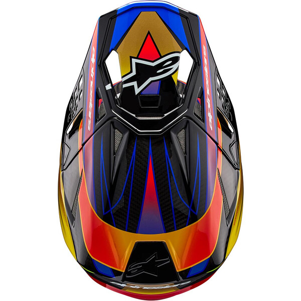 Alpinestars - Casque Supertech S-M10 Era Or / Noir / Rouge / Brillant