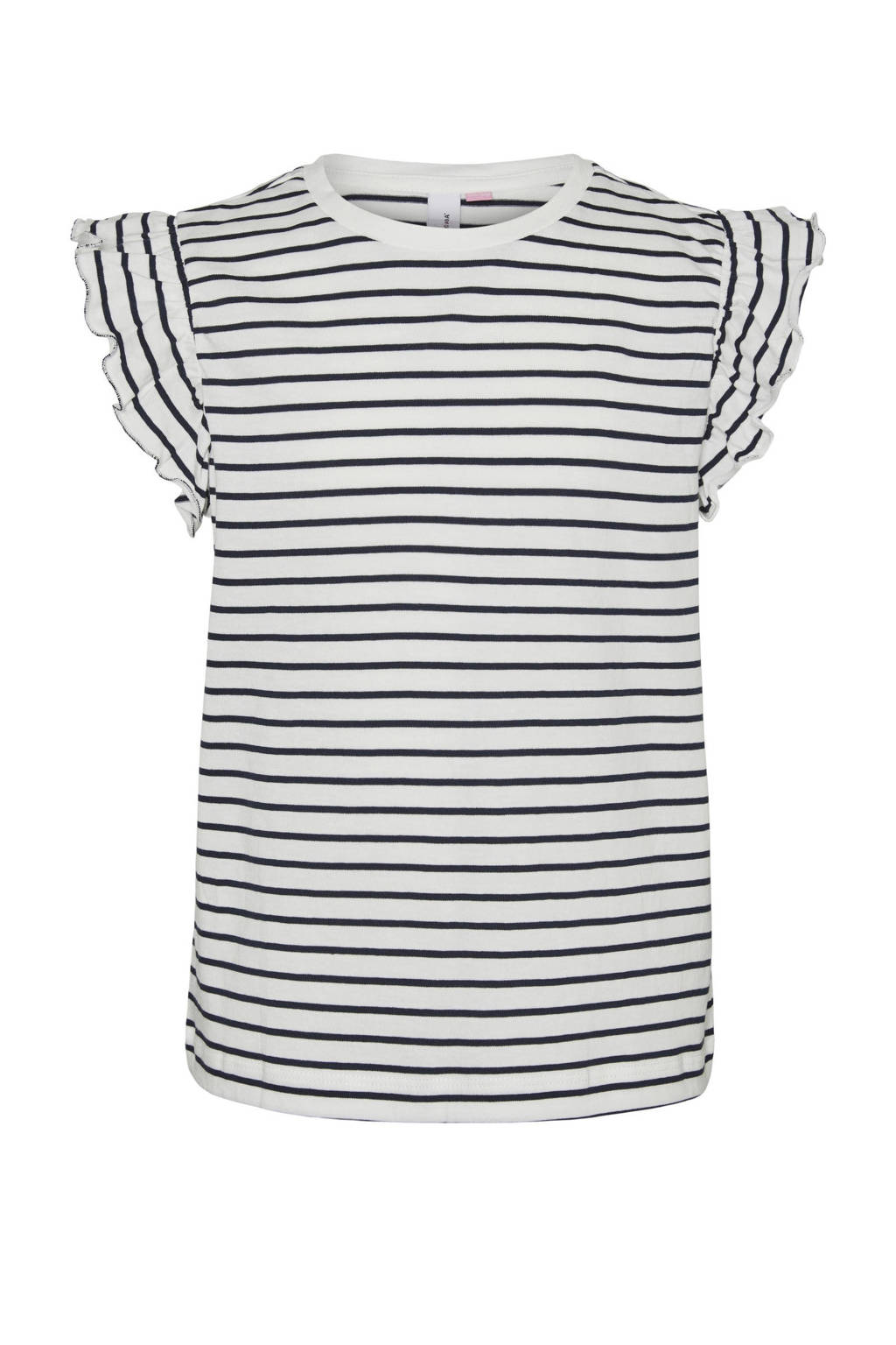 VERO MODA GIRL gestreept T-shirt VMLEILA FRANCIS donkerblauw/wit
