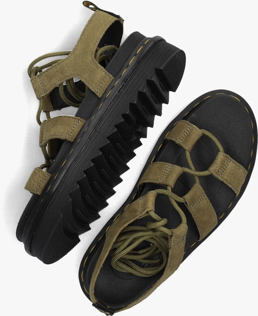 DR MARTENS groene dr martens sandalen nartilla