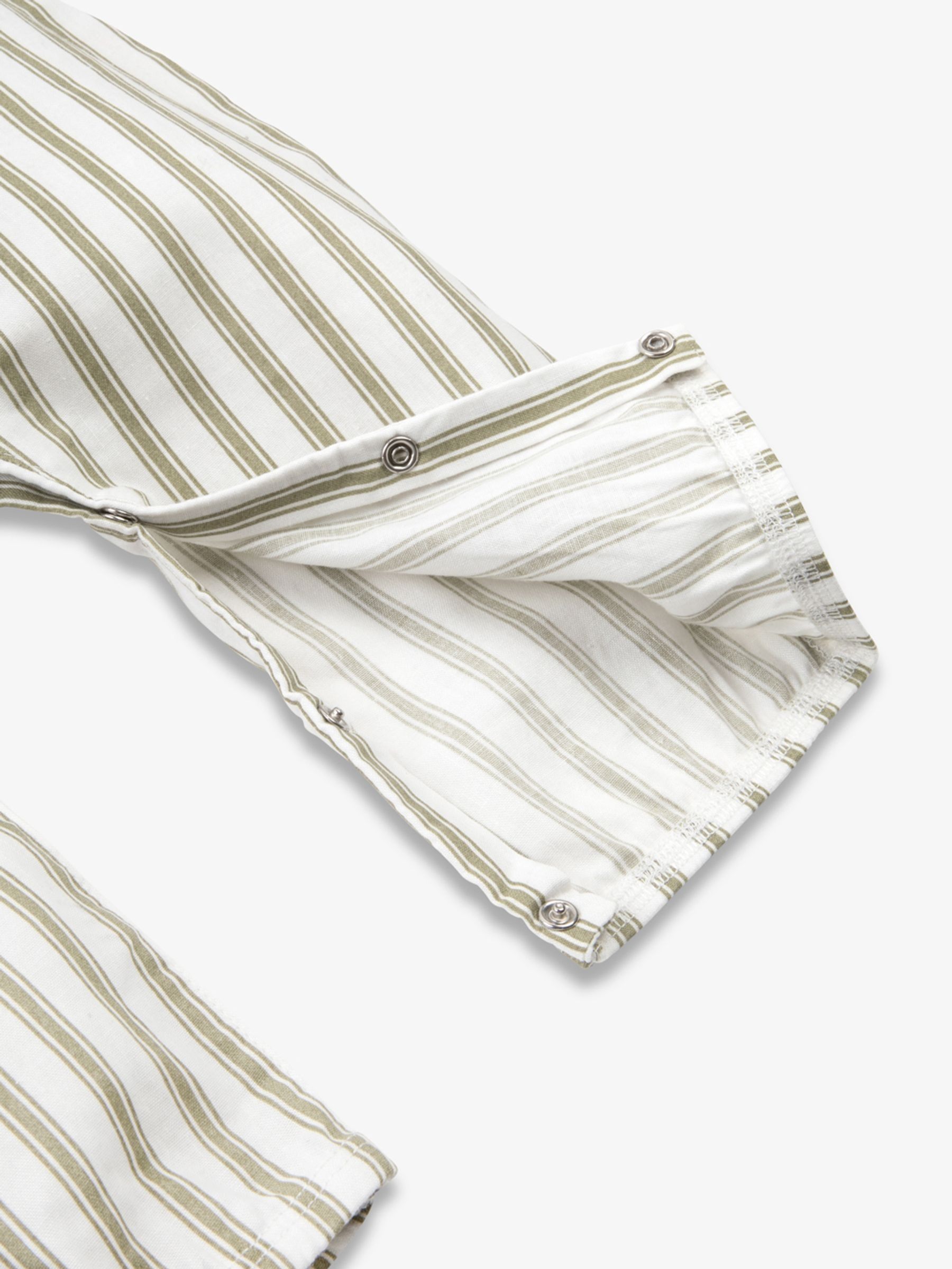 Groen - The Little Tailor Baby Woven Dungarees and T-Shirt Set