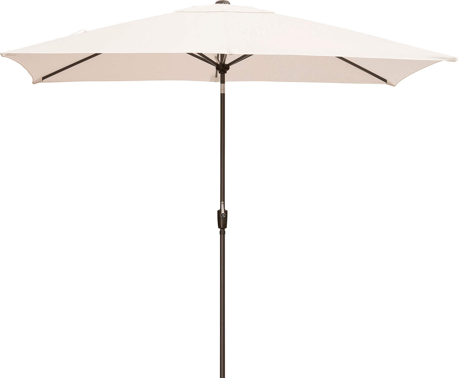 Intratuin parasol Cadiz wit 80+UV 300 x 200 cm