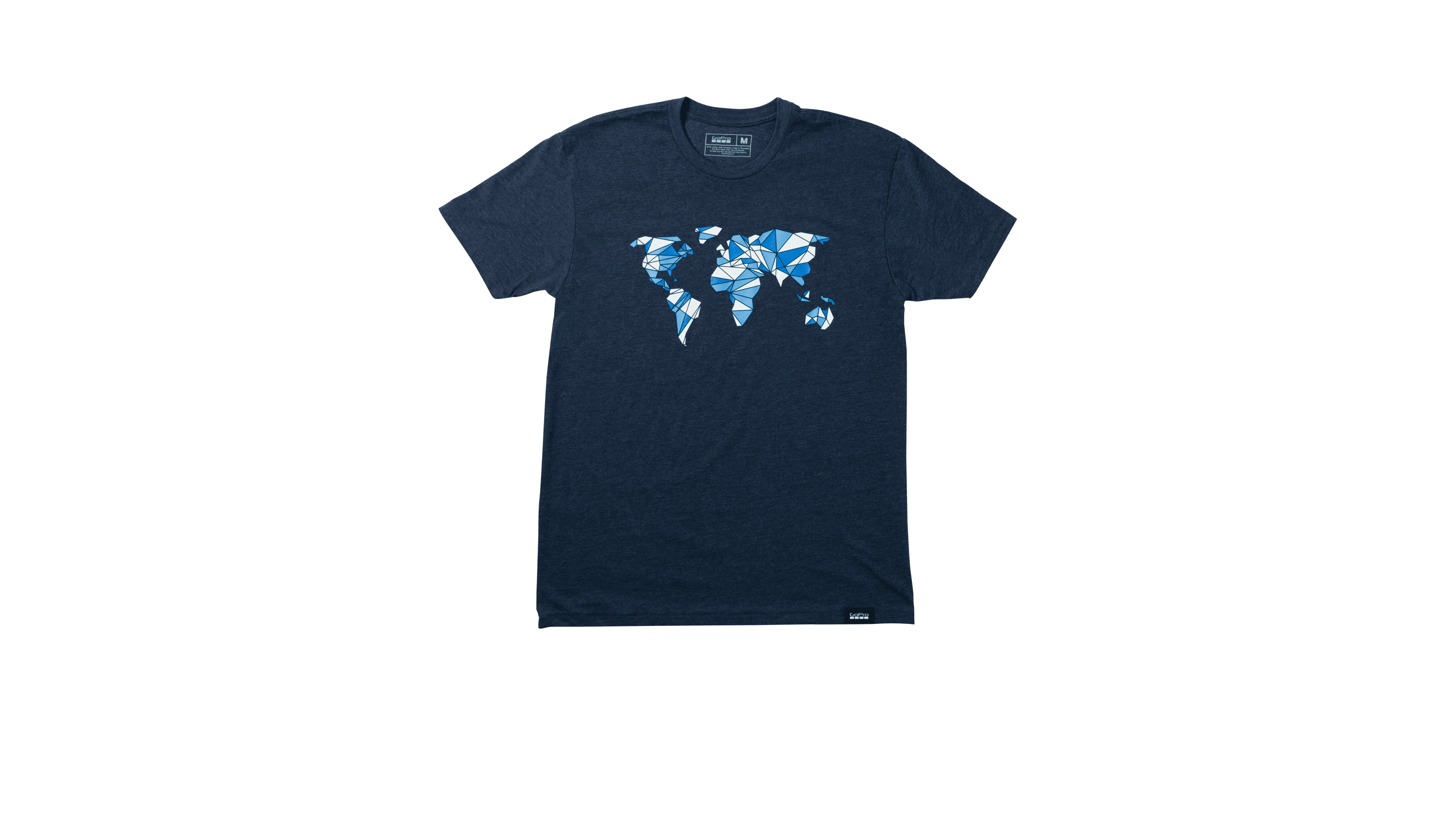T-Shirt „Global“ (Blau)