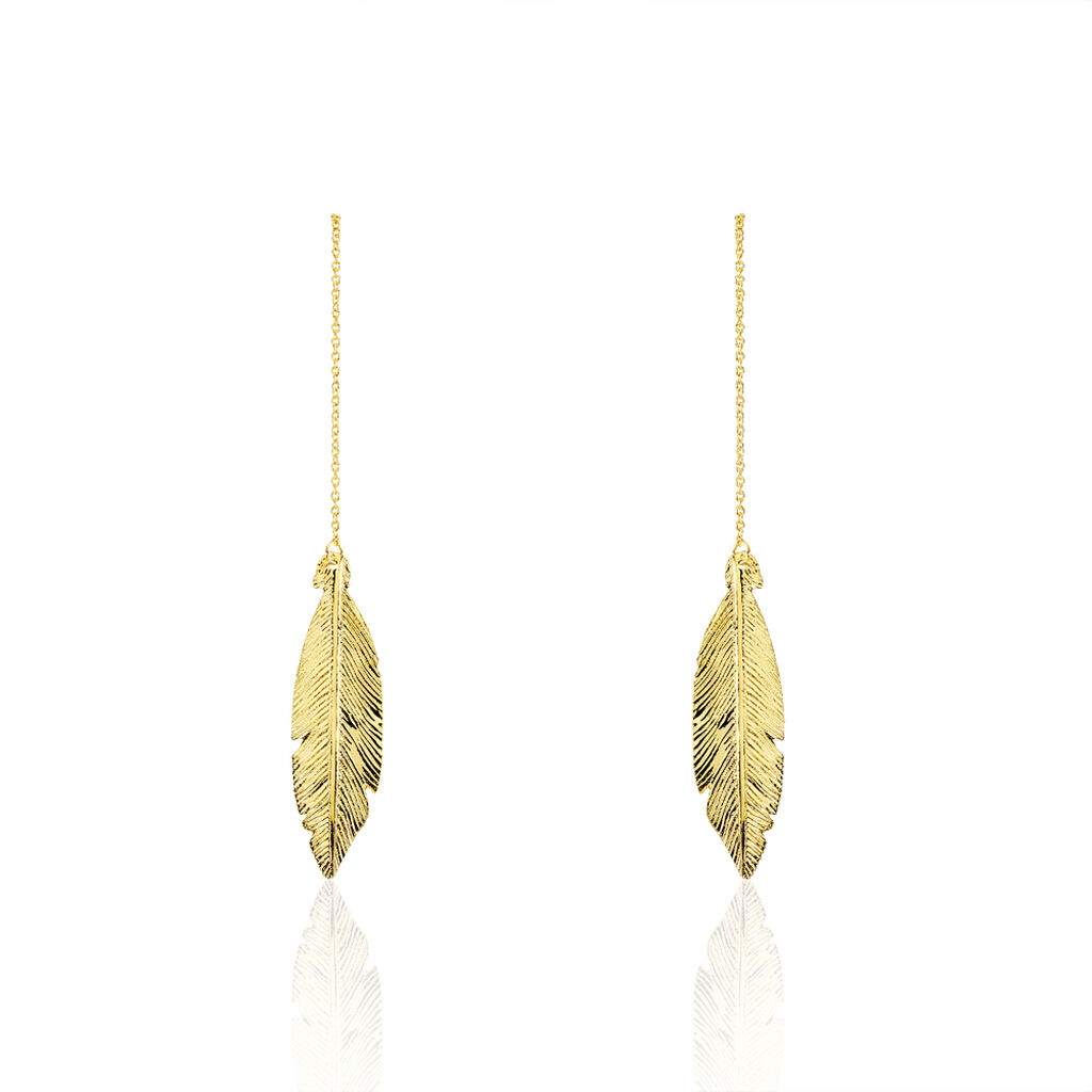Boucles D'oreilles Pendantes Soline Or Jaune