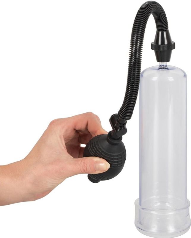 You2Toys – Bang Bang Doorzichtige Penispomp met Drukventiel - Transparant