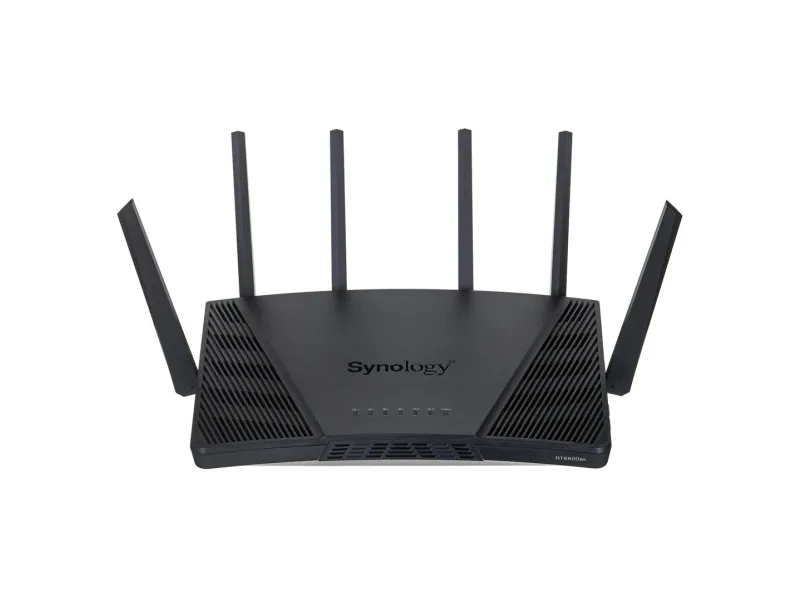 Synology RT6600AX - Trådløs router 4-port switch - 1GbE, 2.5GbE - WAN-porte: 2 - Wi-Fi 6 - Tri-Band