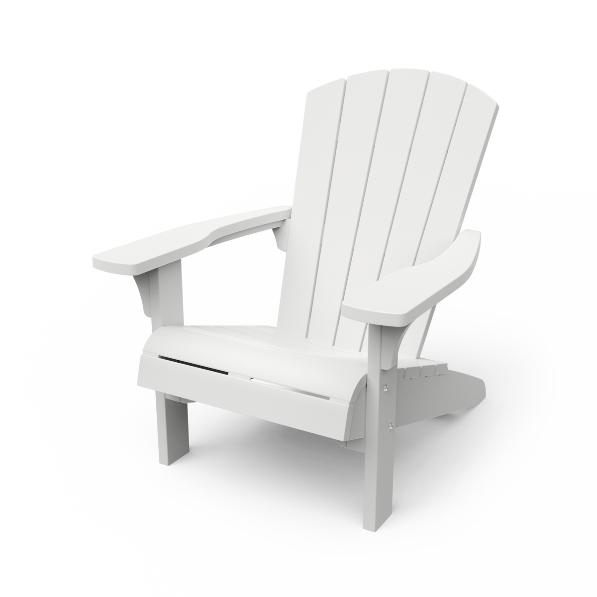 Keter Adirondack Troy weerbestendige tuinstoel in het wit