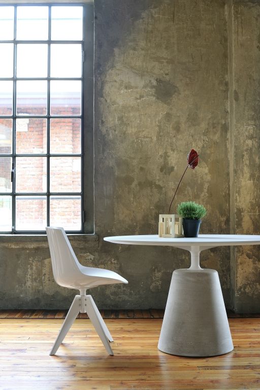 MDF Italia Rock table tafel wit 100