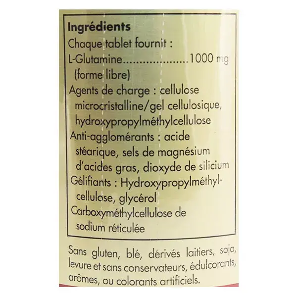 Solgar L-Glutamina 1000mg 60 cápsulas vegetais