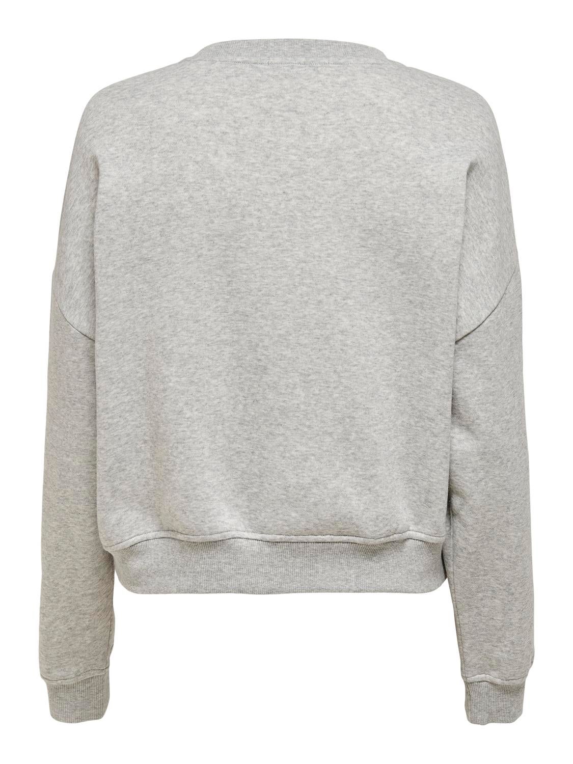 ONLSWEAT Sweatshirt Light Grey Melange