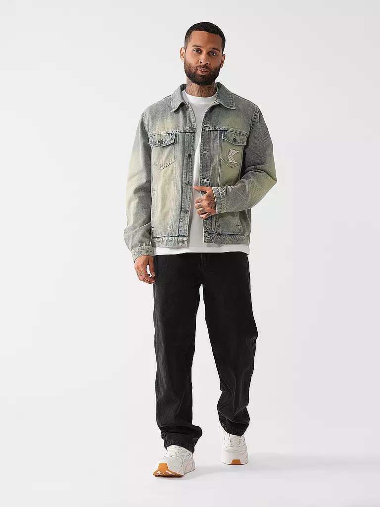 KARL KANI Jeansjacke hellblau