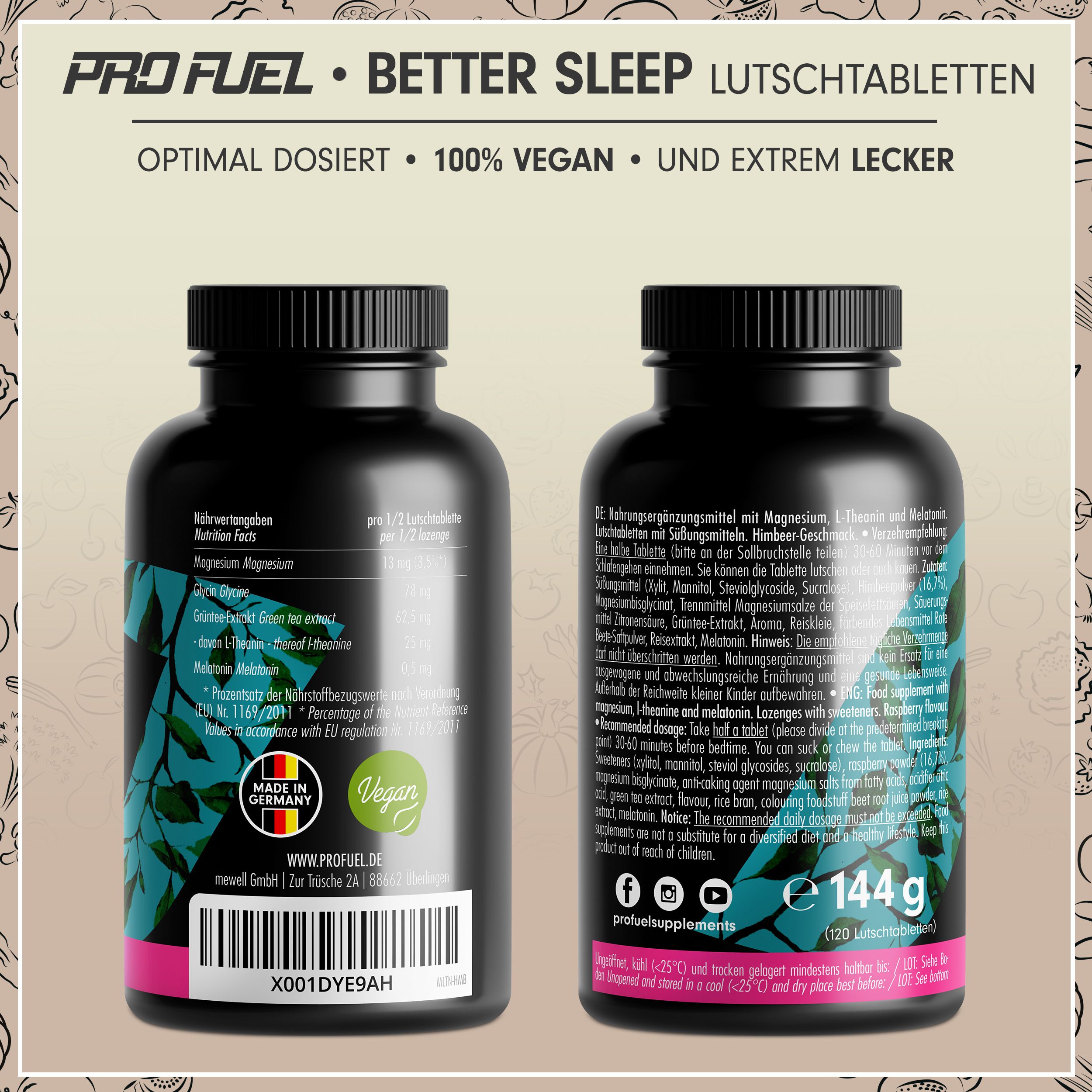 ProFuel - MELATONIN Lutschtabletten