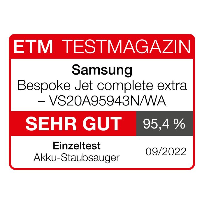 Samsung Bespoke Jet Complete Extra VS20A95943N/WA