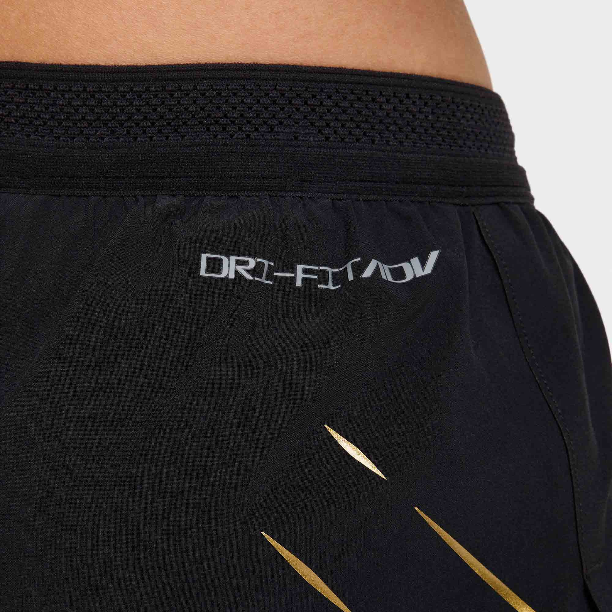 Jakob Ingebrigtsen Aeroswift 2'' Shorts Herre 010/Black/Metallic Gold