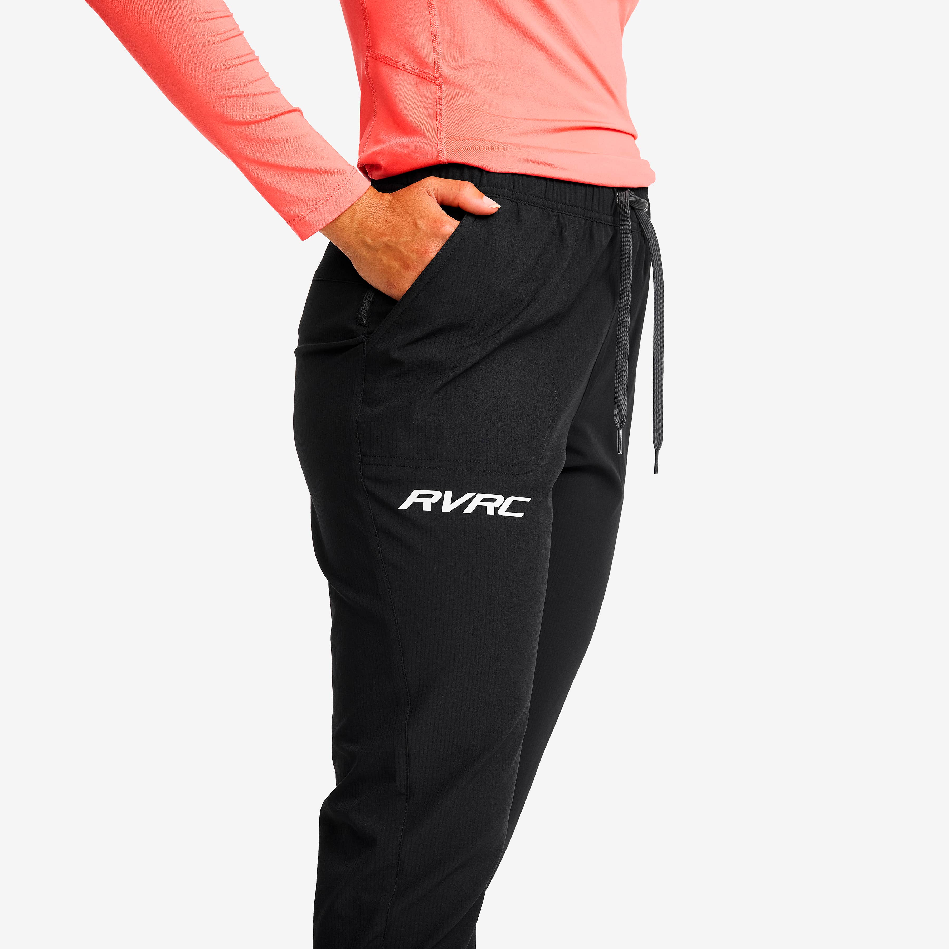 Athletic Lightweight Pants Dame Black