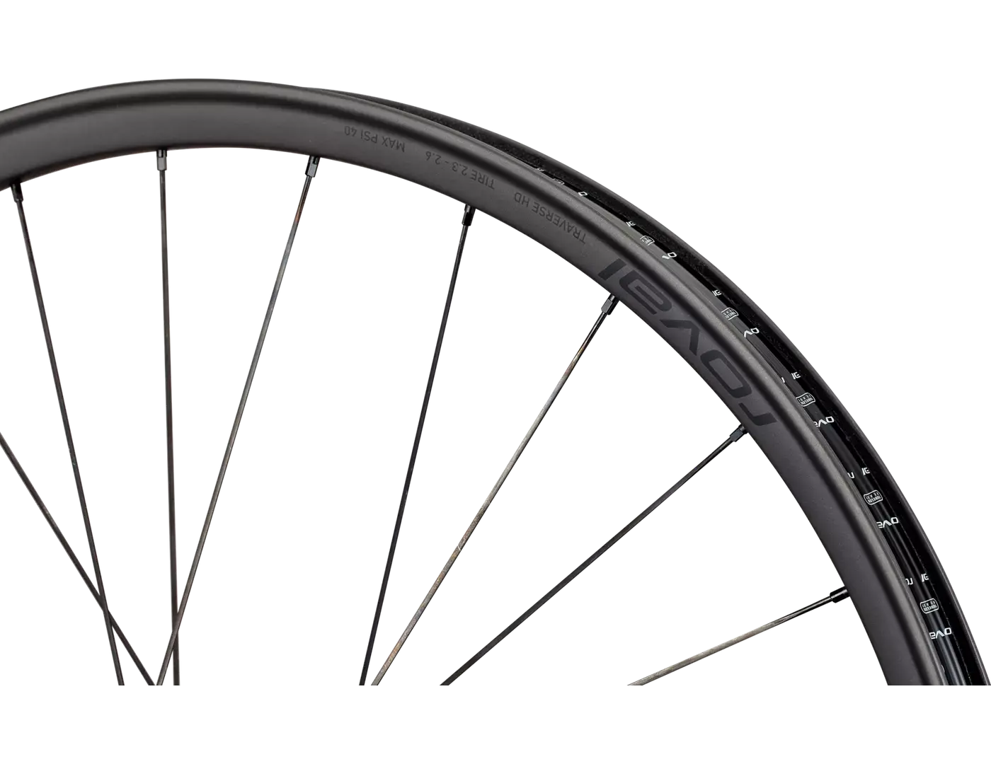 Roval Traverse HD 350 27.5 6B Carbon Tubeless MTB Achterwiel Zwart