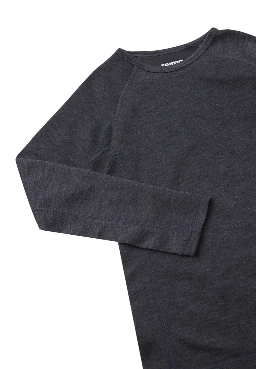 Reima Kids' Thermal Set Lani Black Melange