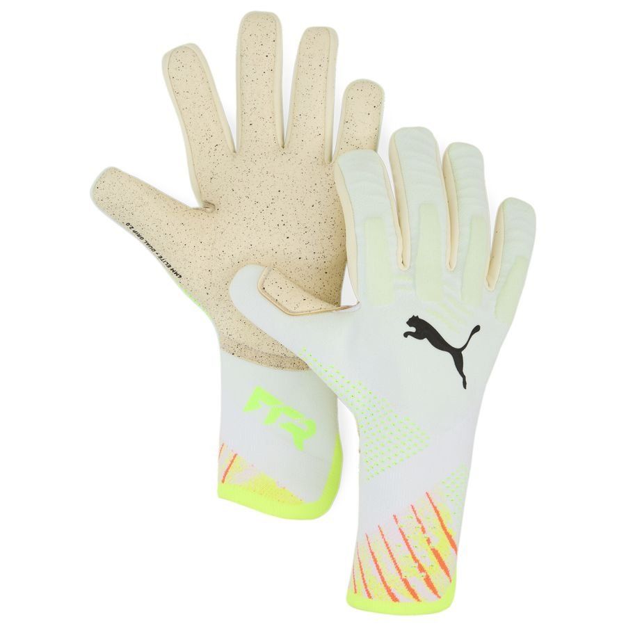 PUMA Gants de Gardien Future Ultimate NC Launch Edition - Blanc/Vert/Jaune Fluo