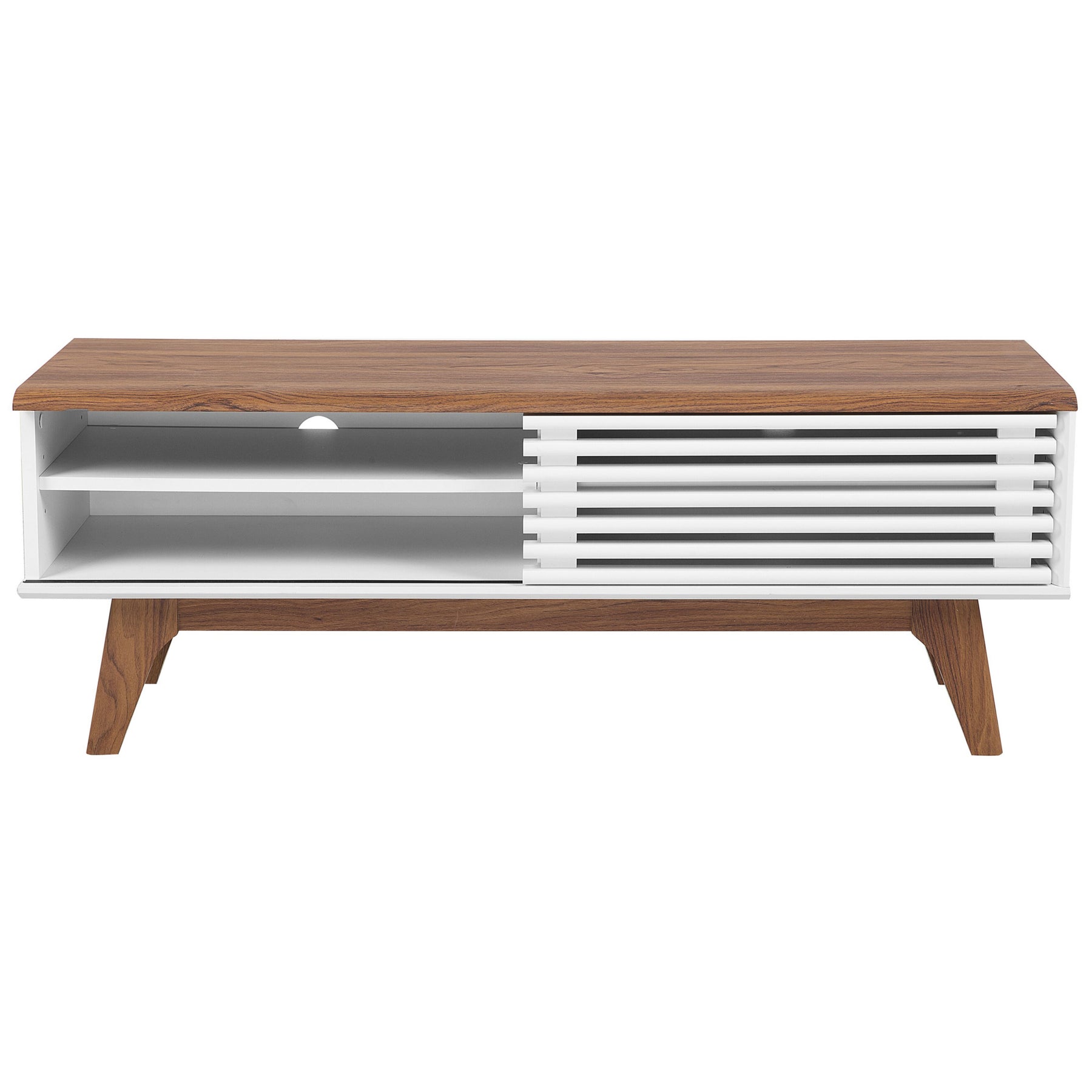 Beliani - TOLEDO  - TV-meubel - Donkerbruin - MDF