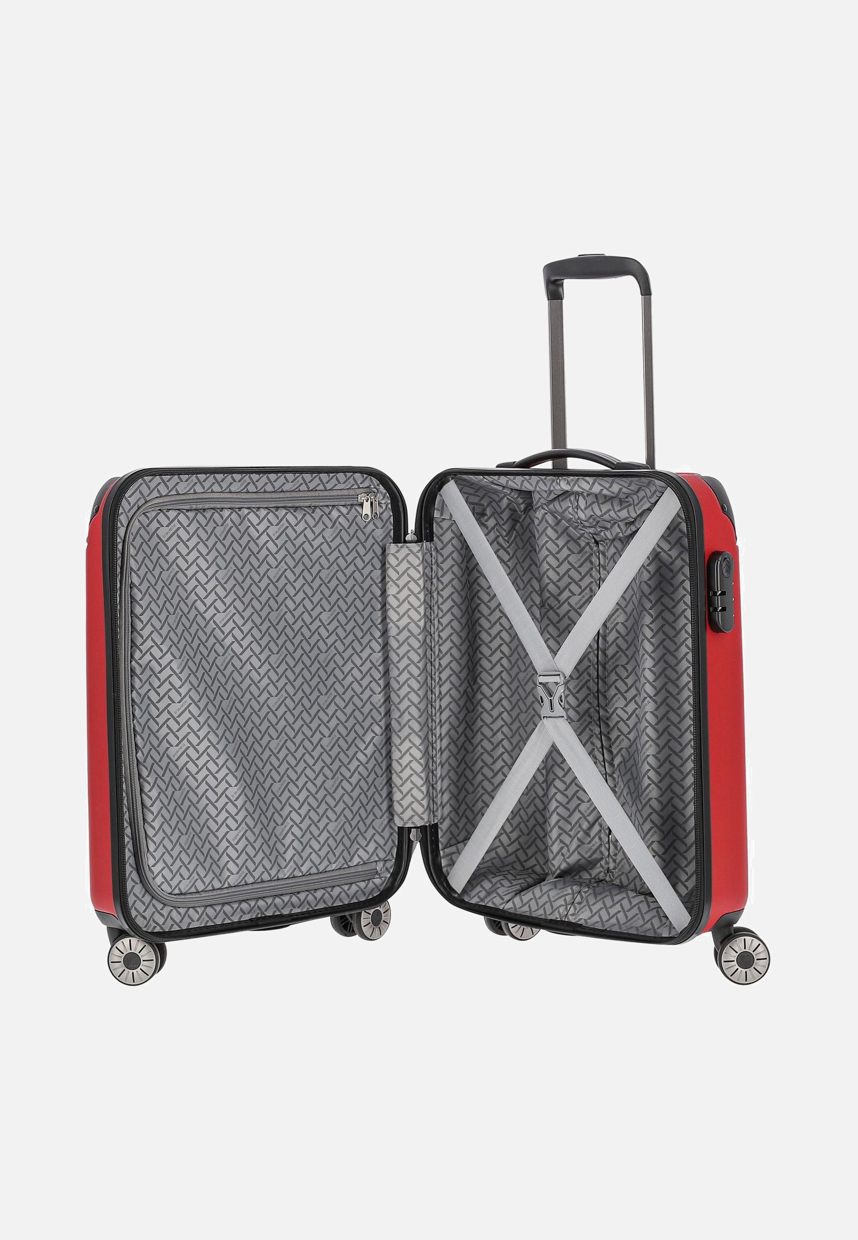 City 4-Rad Trolley S Rot - Koffer