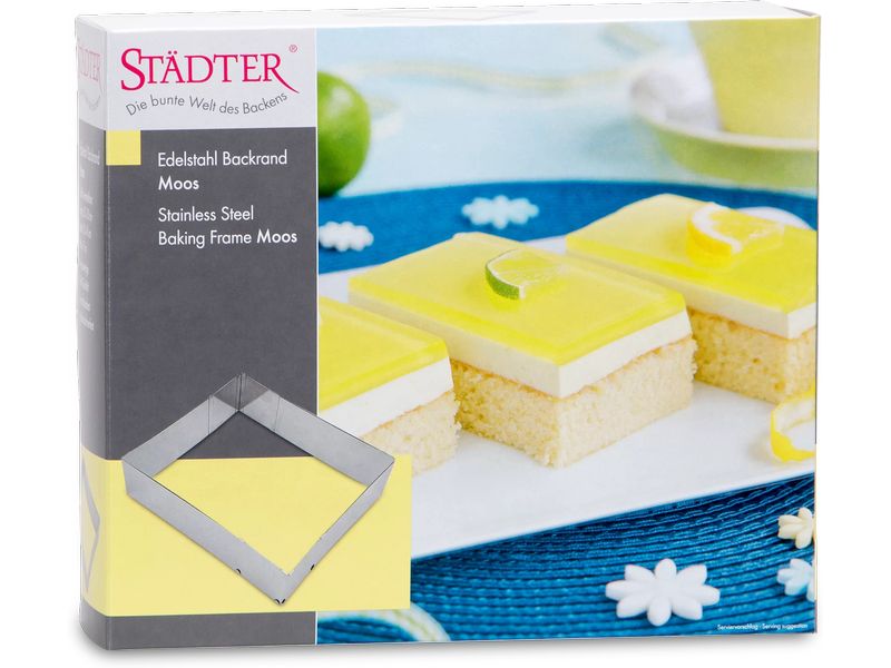 Städter Backrahmen , 25–50 x 22–41 cm Verstellbarer Backrand