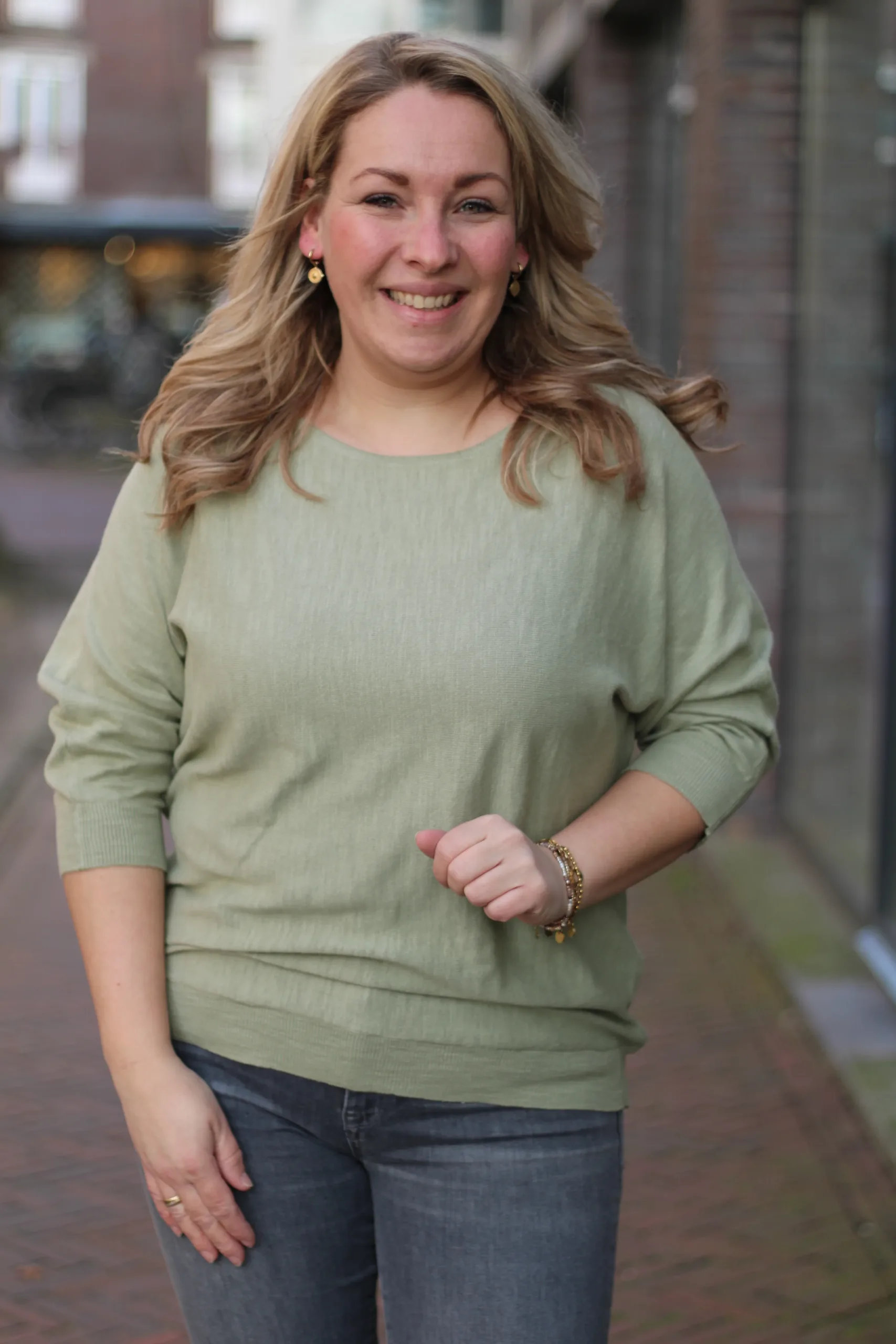 C&S The Label - Allister Trui - Zomergroen