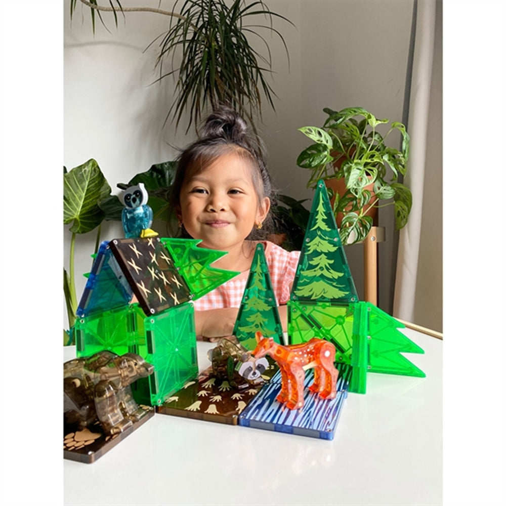 Køb Magna-Tiles® Skovdyr - Magnetsæt 25 Dele