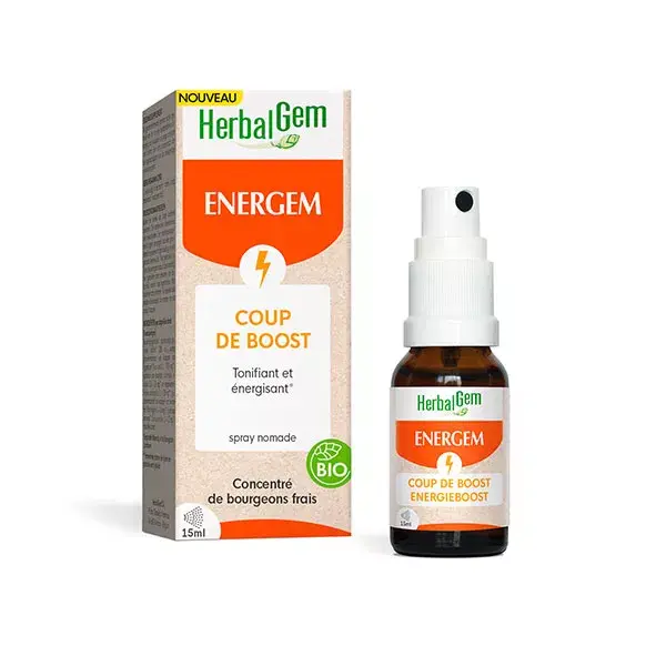 Herbalgem Energem Coup De Boost Spray Orgânico 15 ml