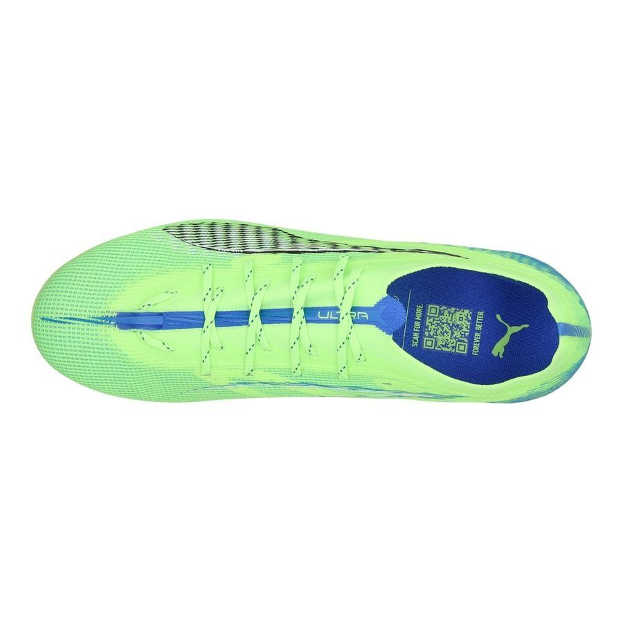 PUMA Ultra 5 Pro FG/AG Lights Out - Fizzy Apple/Blanc/Bleu