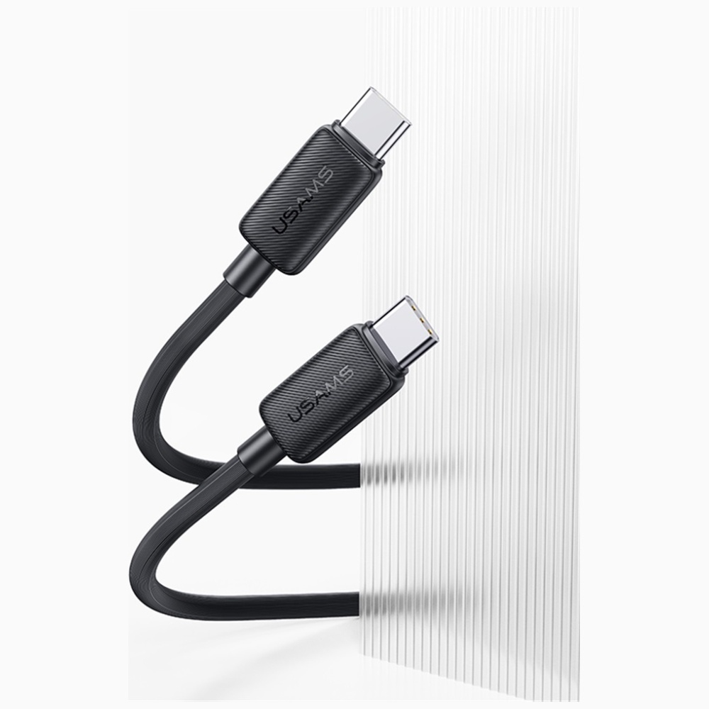 (1m) 60W USB C auf USB C Ladekabel Datenkabel Fast Charge (USA001599) - Schwarz