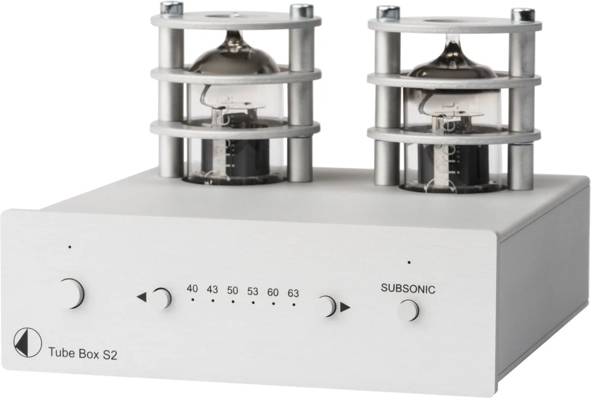 Pro-Ject Tube Box S2 Silver Préamplis phono