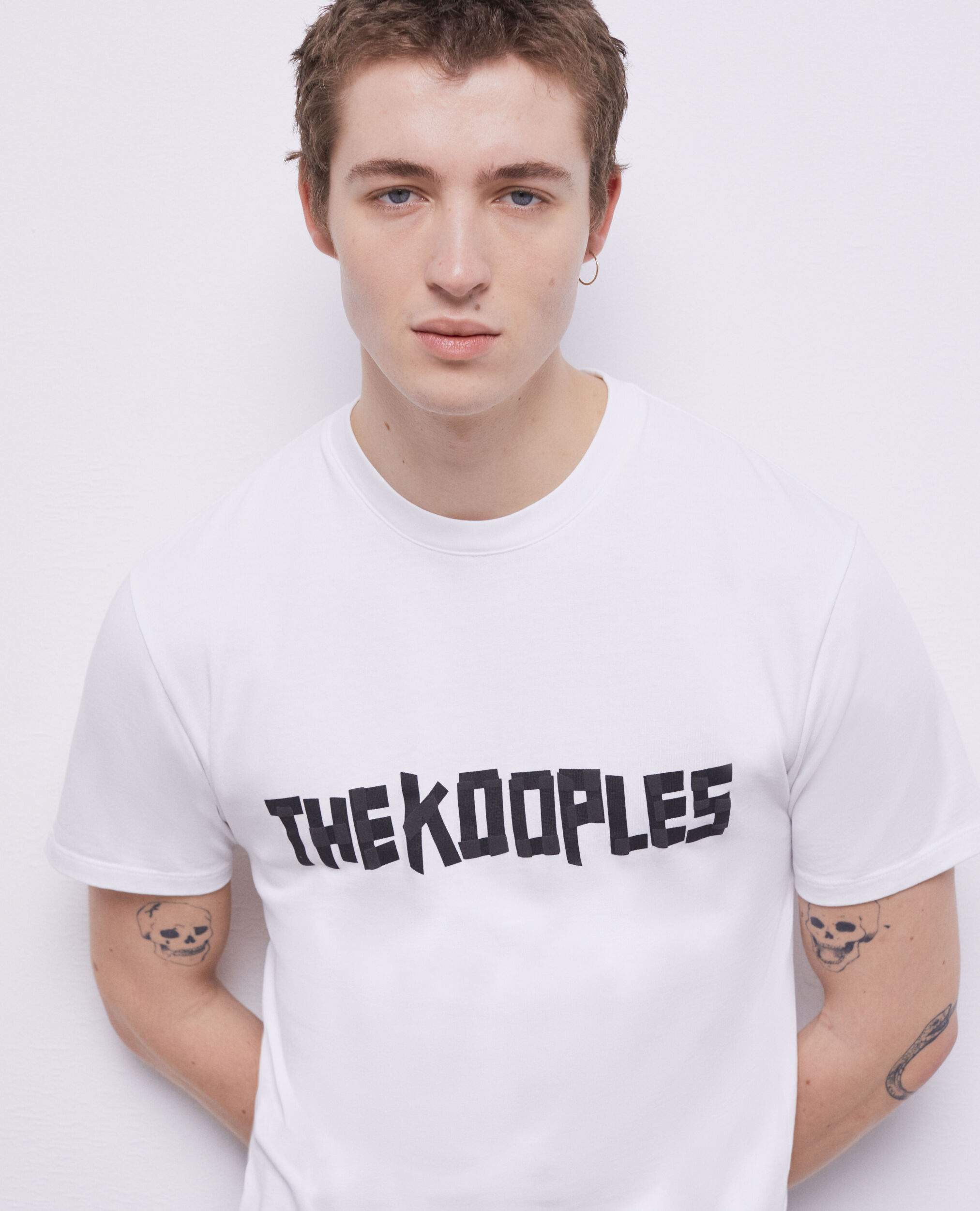 T-shirt logo The Kooples blanc