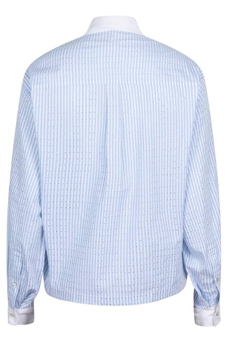 EsQualo blauwe dames blouse