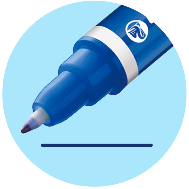 Pelikan - 2 Tintenlöscher Super Pirat - breit - 1 Stück