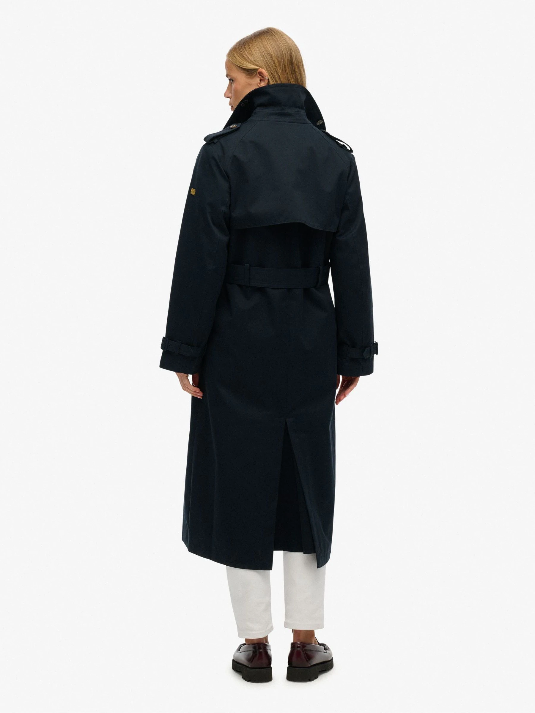 Blauw - Superdry Classic Trench Coat