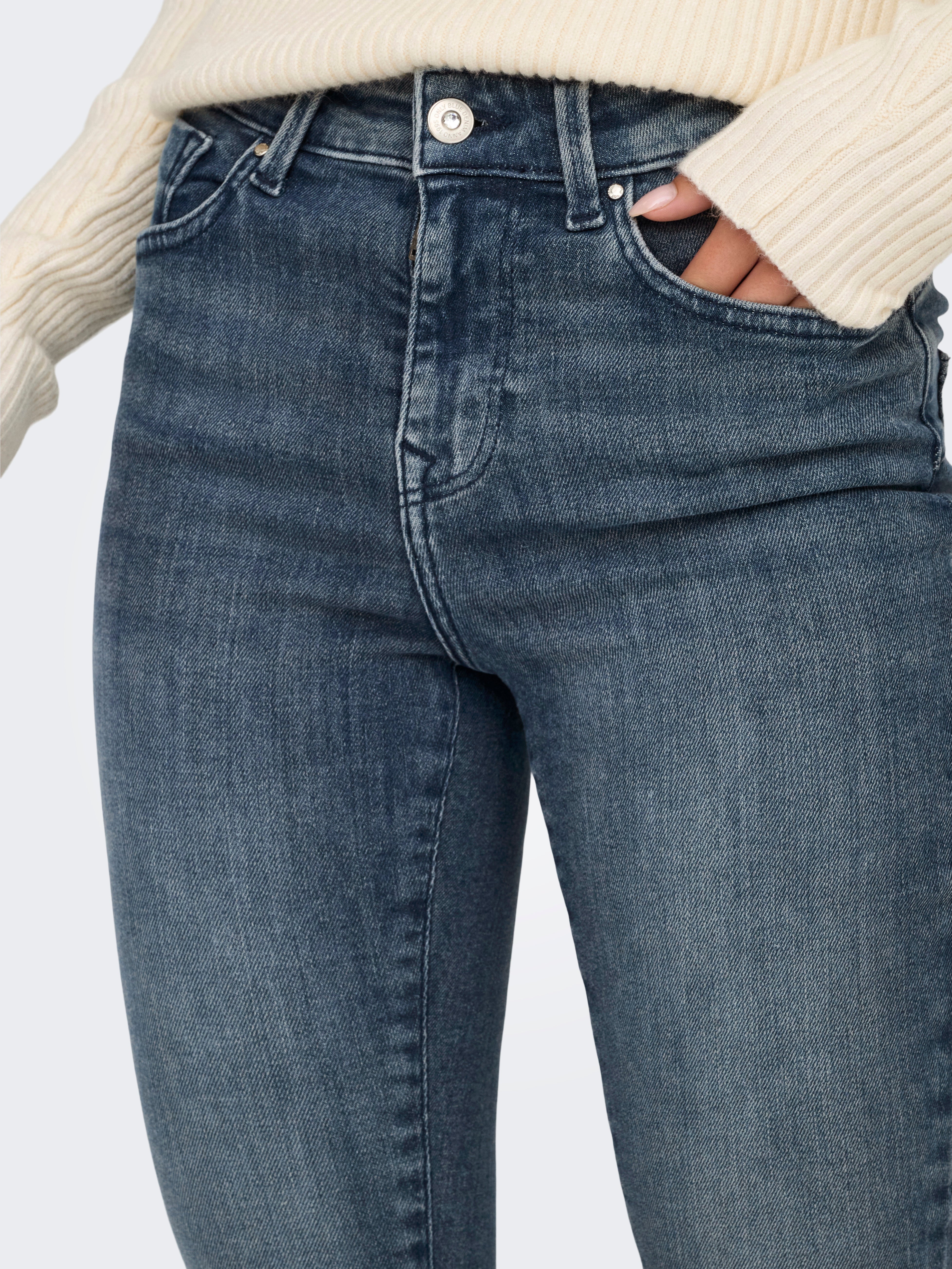 ONLPOWER Mittlere Taille Skinny Fit Jeans Special Blue Grey Denim