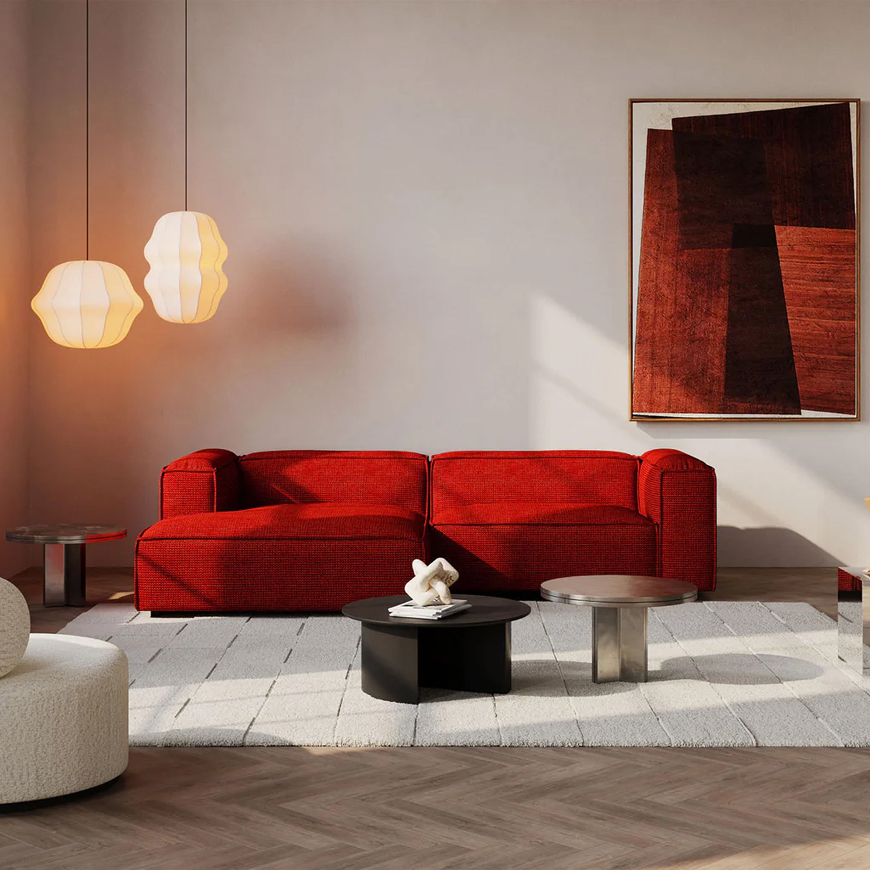 FÃST Bise Hanglamp - White - S