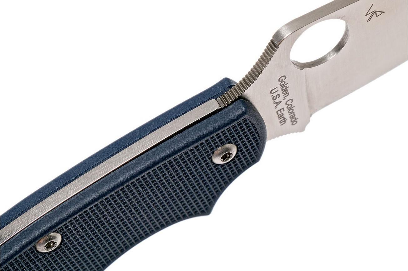 Spyderco UK Penknife S110V Dark Blue C94DBL zakmes