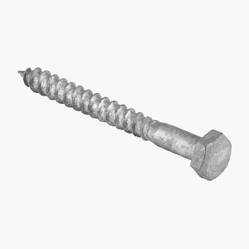 Fransk treskrue, 6 x 55 mm, 25 stk.