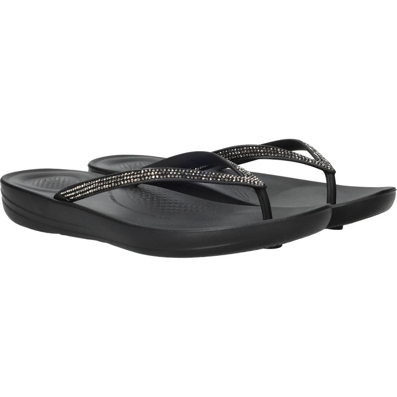 FitFlop Iqushion Teenslippers Zwart Dames