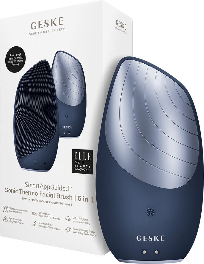 GESKE Sonic Thermo Facial Brush | 6 in 1