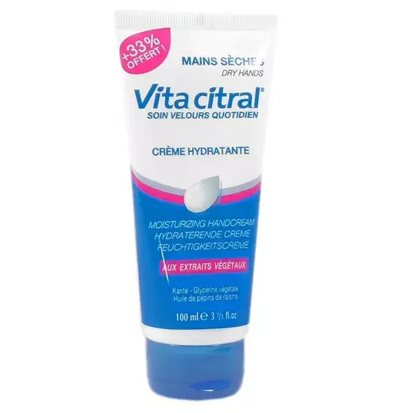 Creme hidratante VitaCitral para mãos secas 100ml